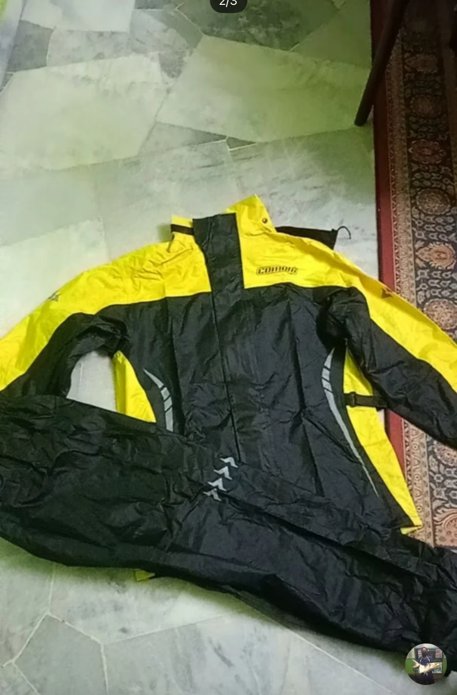 COMOTO Aqua-Tech Motorcycle Raincoat