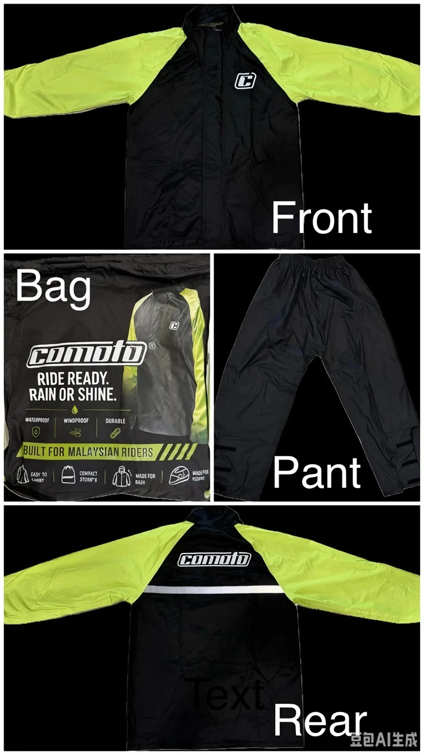 COMOTO Titan Motorcycle Raincoat