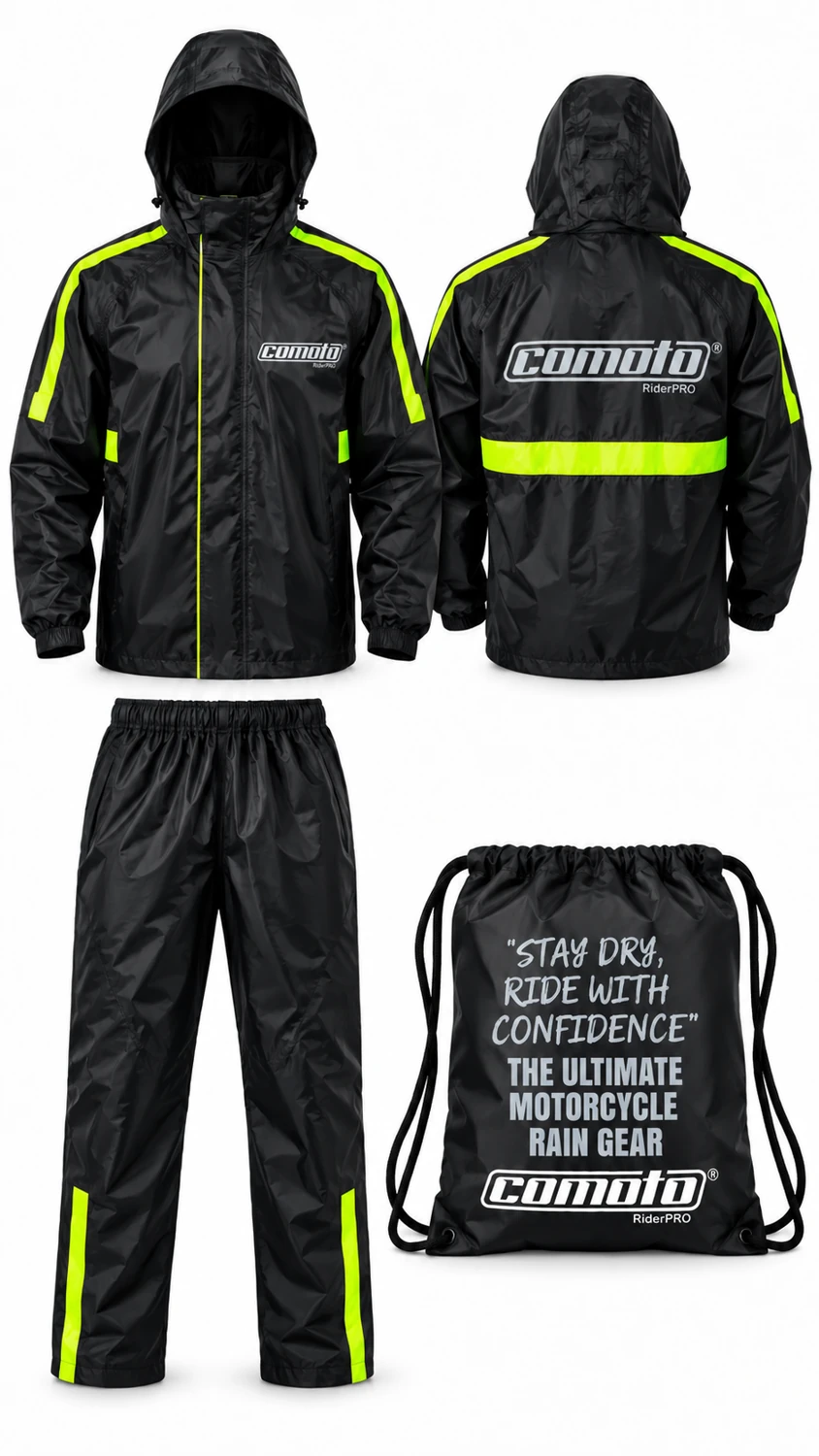 Comoto Ultimate Motorcycle Raincoat